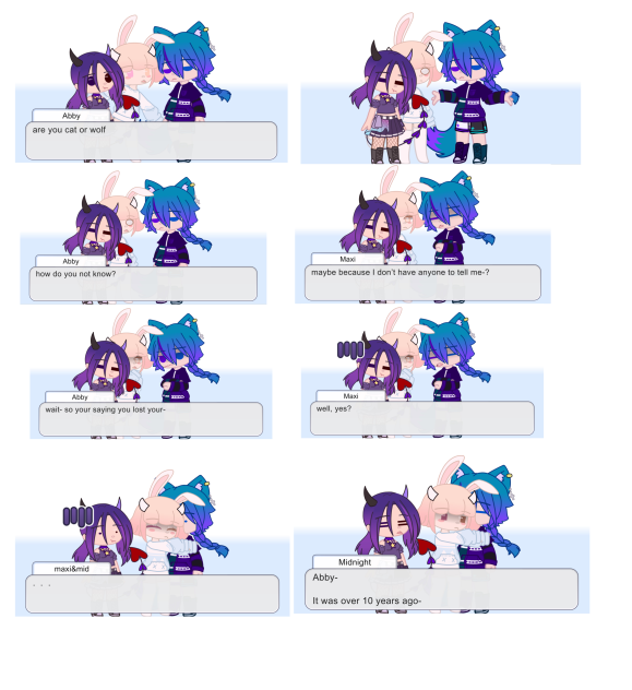 Abby feels bad- (comic pages wip)