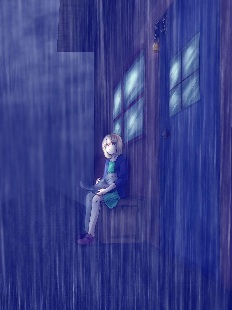 今日とて待ち惚け Ibispaint