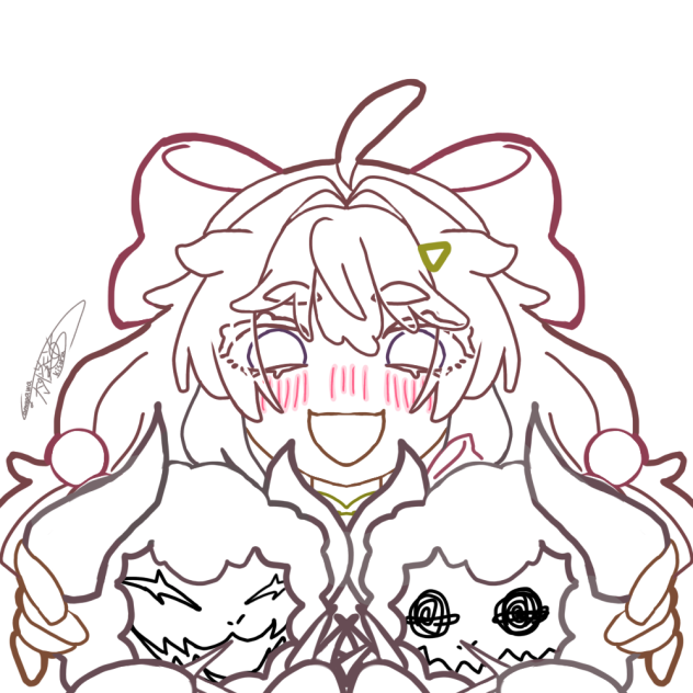 アンコちゃんver.塗り絵