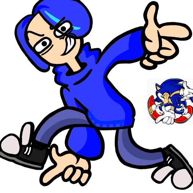 sonic adventure but it I - ibisPaint