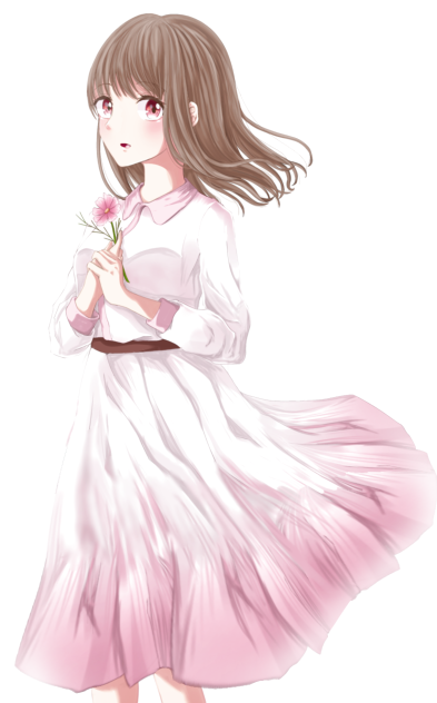 女の子　メイキング1
