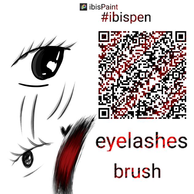 eyelashes brush ibisPaint