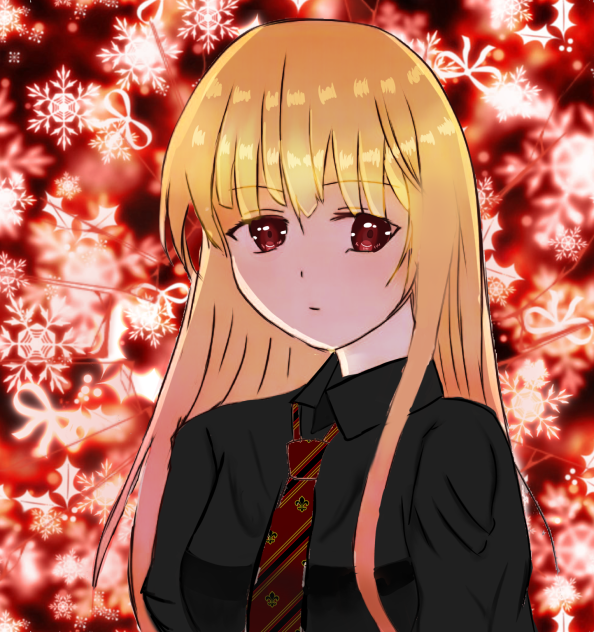 Anime girl using auto paint