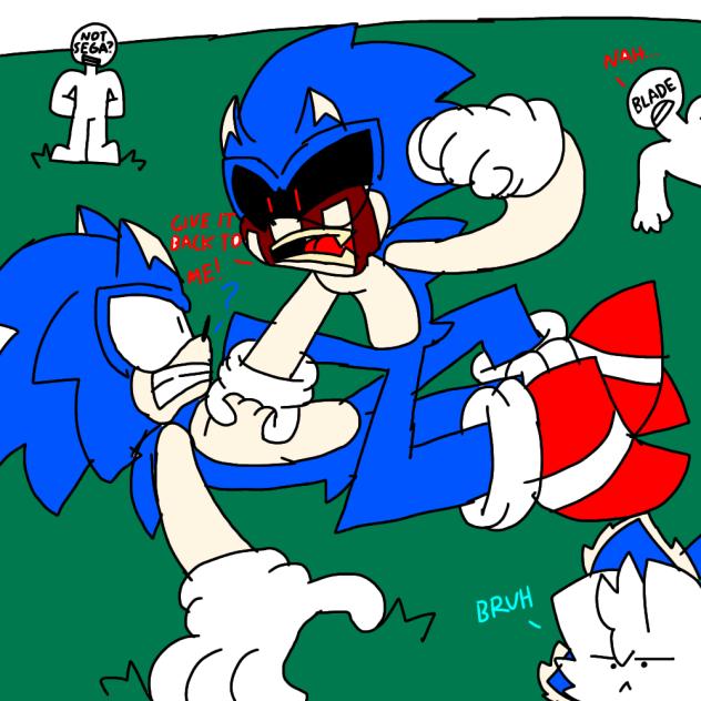 The SEGA vs Sonic.EXE TD drama