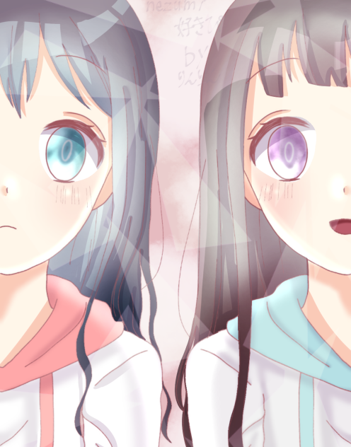 淡い系………？