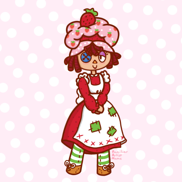 Ragatha as Strawberry Shortcake
