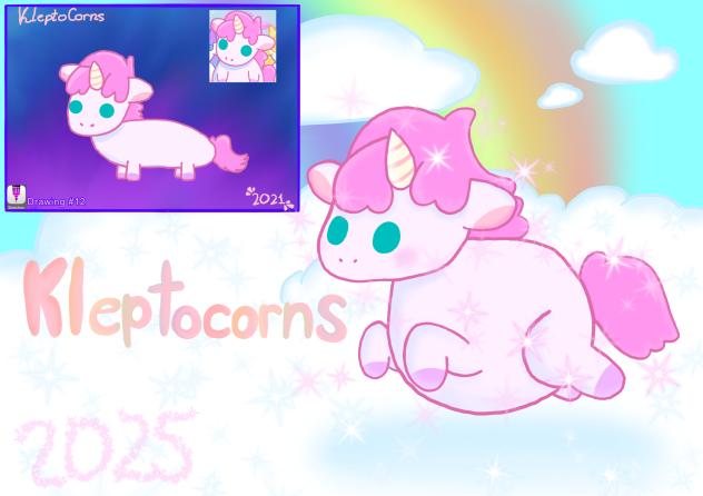🦄KleptoCorns Drawing🦄 2021 and 2025