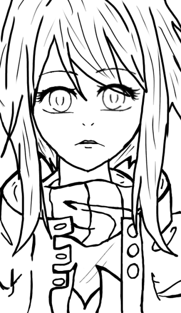 girl in fall - ibisPaint