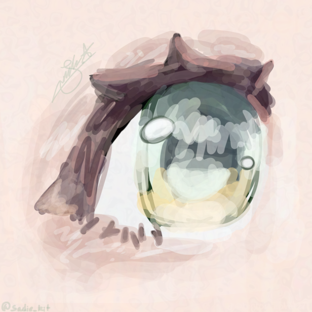 pretty eyes💚💮💕⭐