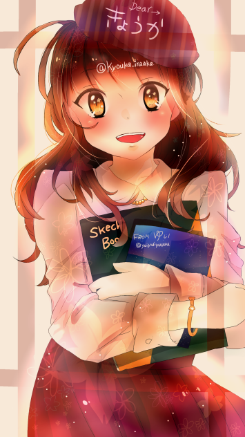 Twitterの女の子のイメージイラスト