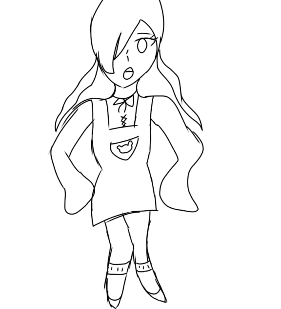 New oc^^(lineart)