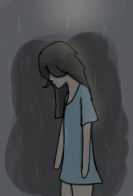 Standing in the rain