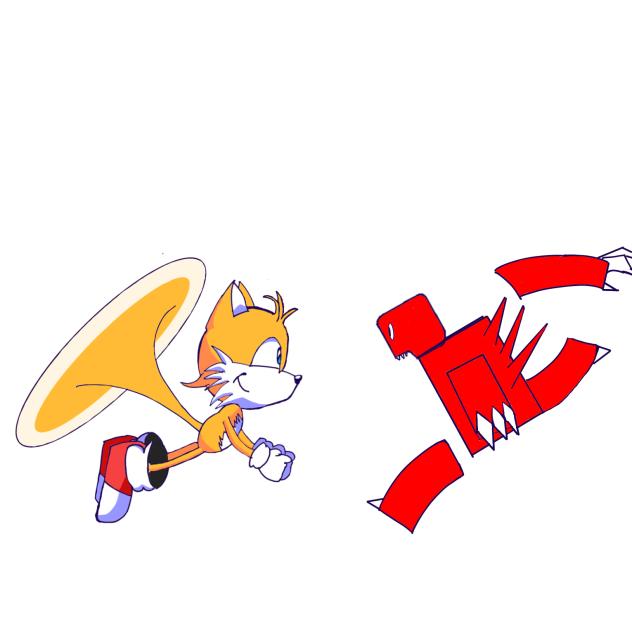 Tails VS Drakobloxxer
