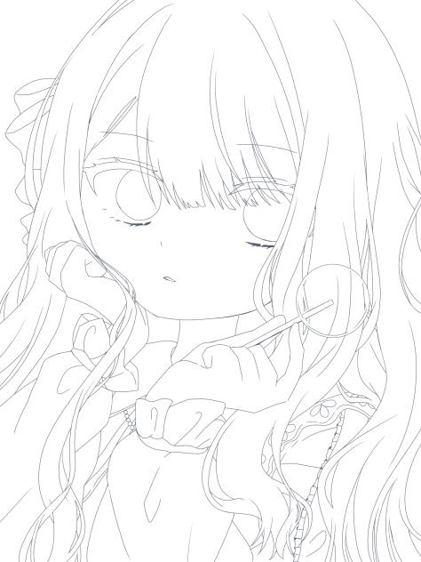 🐧💙🍭〘線画〙 - ibisPaint