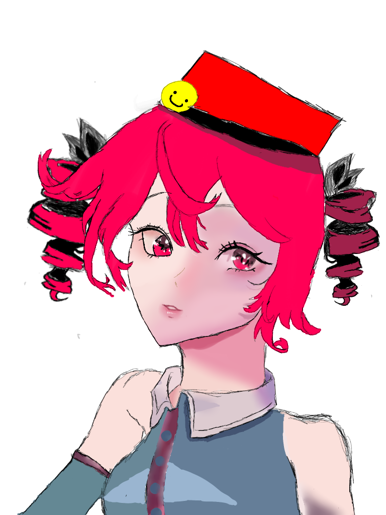 Teto should i render the hair ibispaint