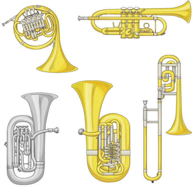 吹奏楽の楽器(金管)