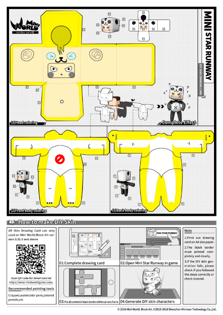 como fazer skin para o mini World #shots