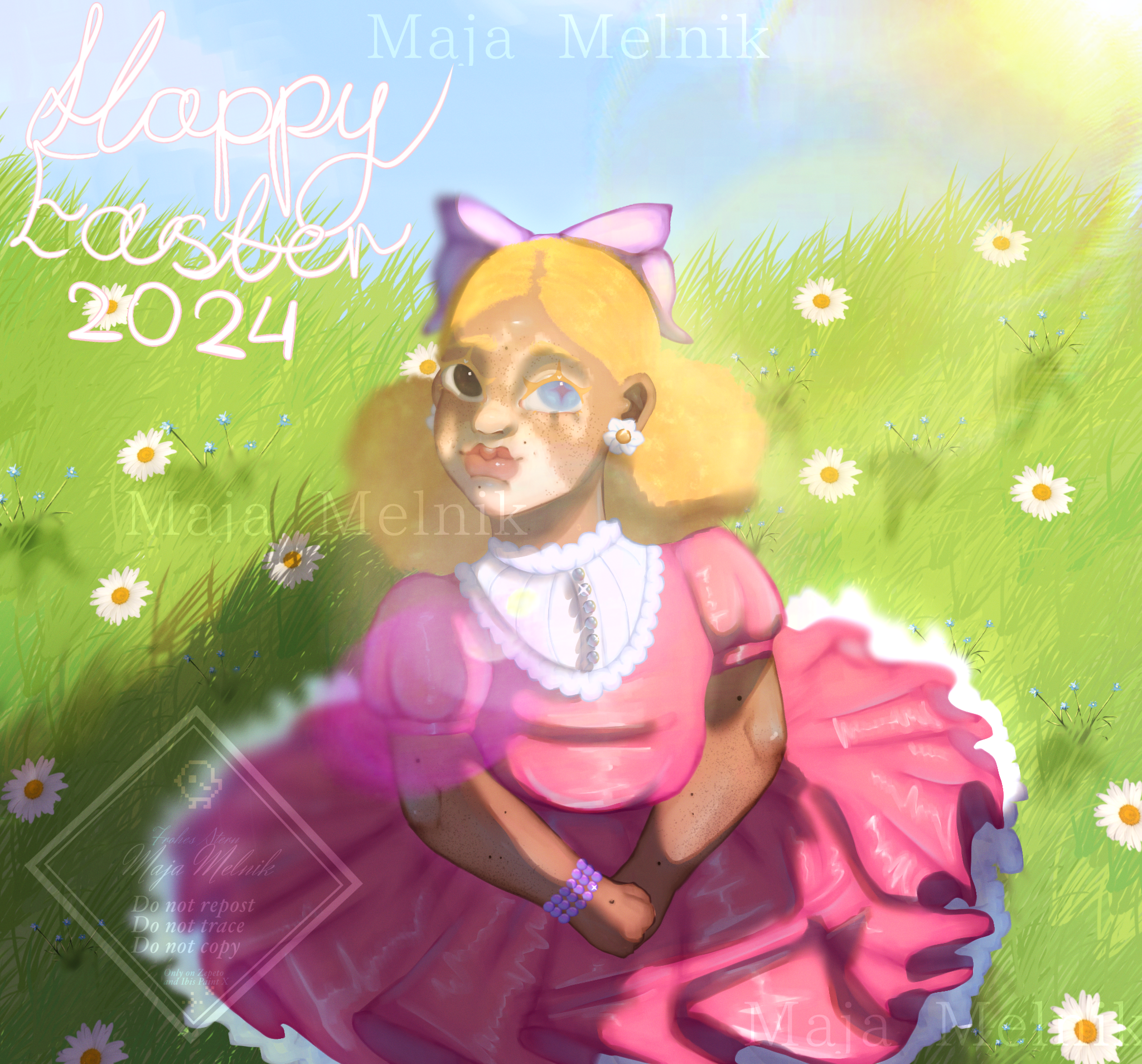 Happy Easter everyone 💐 - ibisPaint