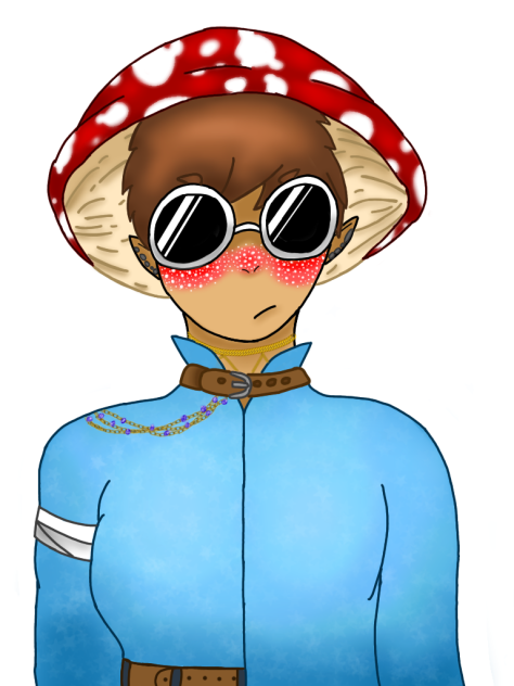 George with a mushroom hat pt2