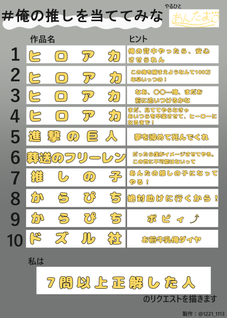 推し