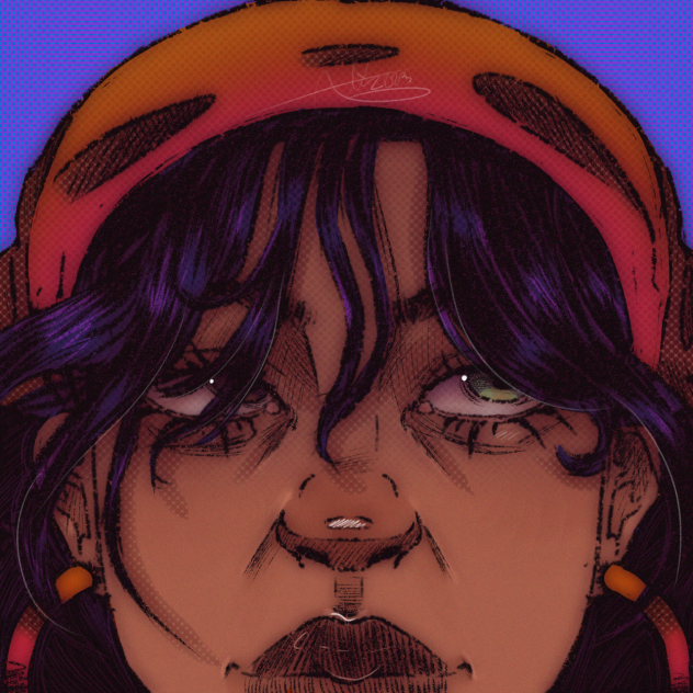 Out of a comic book