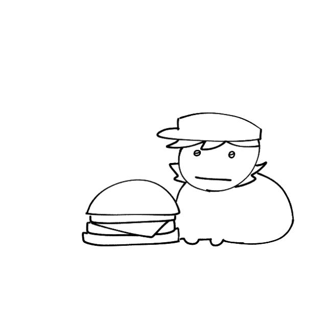 ugly creature eating a bur bur