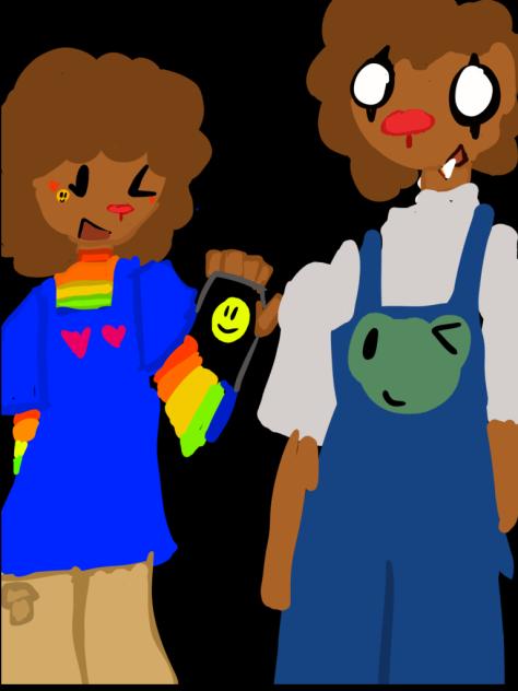 My ocs Clownie! And clowner!
