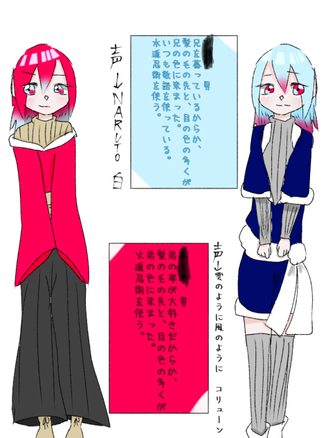 資料（名前はネタバレなので消し消し