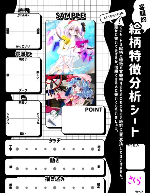 #絵柄特徴分析シート