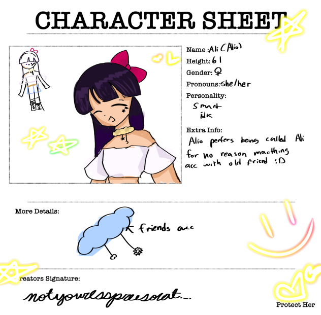 FOR PROTECT HER - ibisPaint