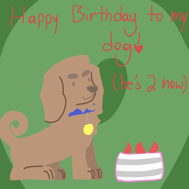 MY DOG’S BIRTHDAY!!!!!