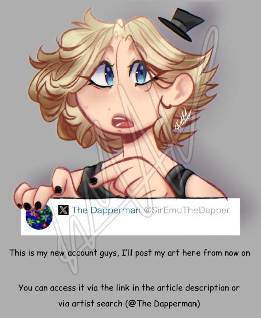 So I made a fresh acc