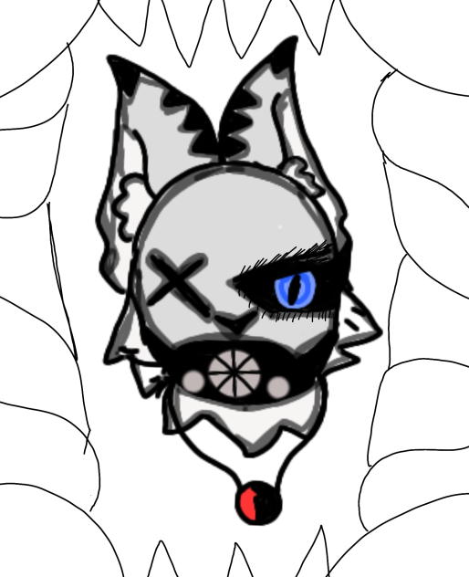 evil snow leopard