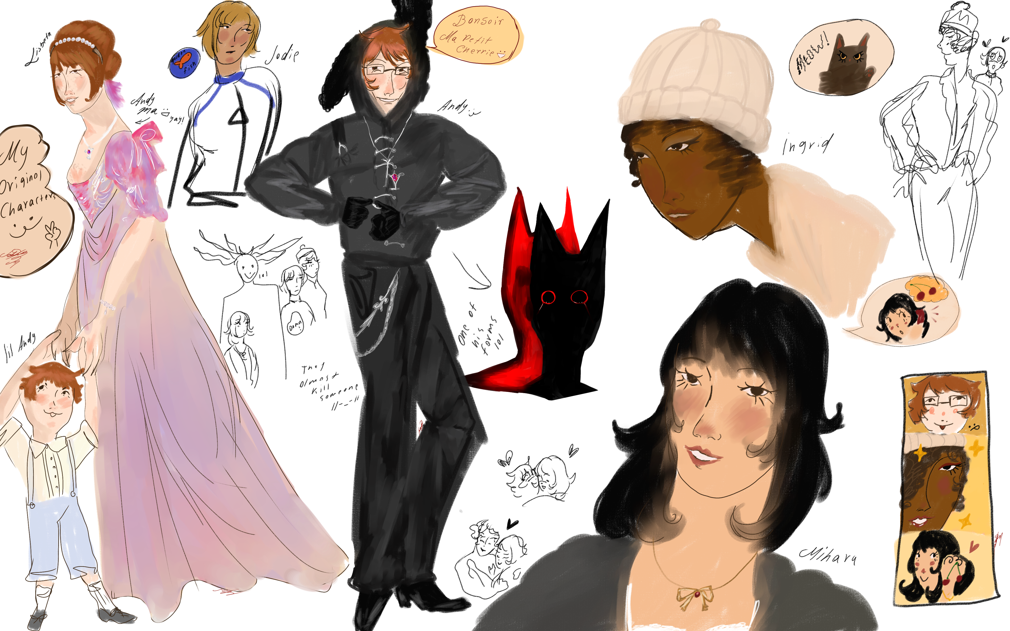 My original characters - ibisPaint