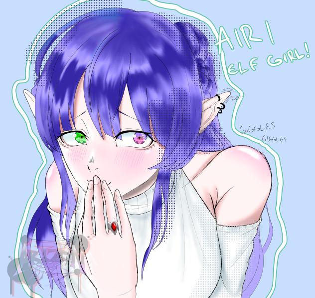 my elf friend💜