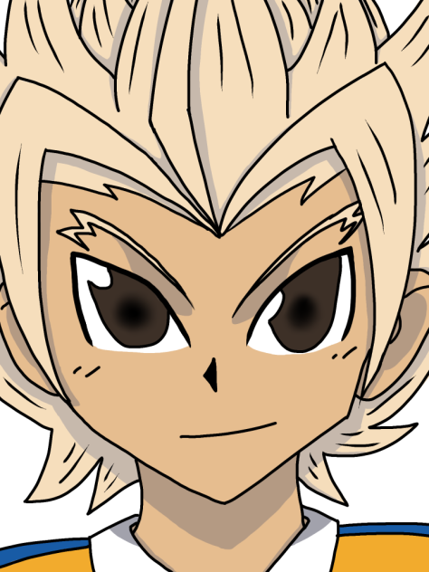 オリキャラ 豪炎寺秀真(ごうえんじしゅうま)(小４が描いた)