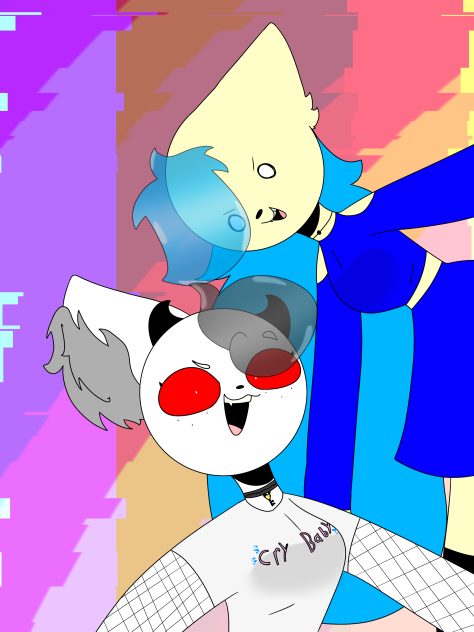 me and my friend uwu