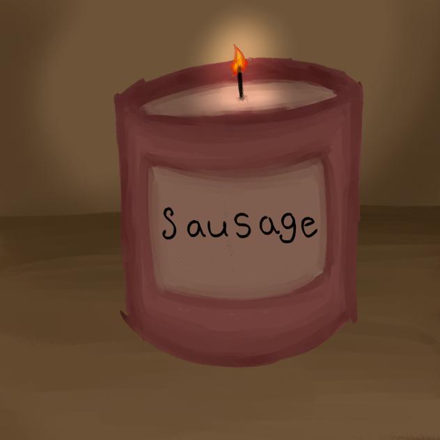 sausage candle