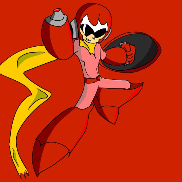 Proto man redraw