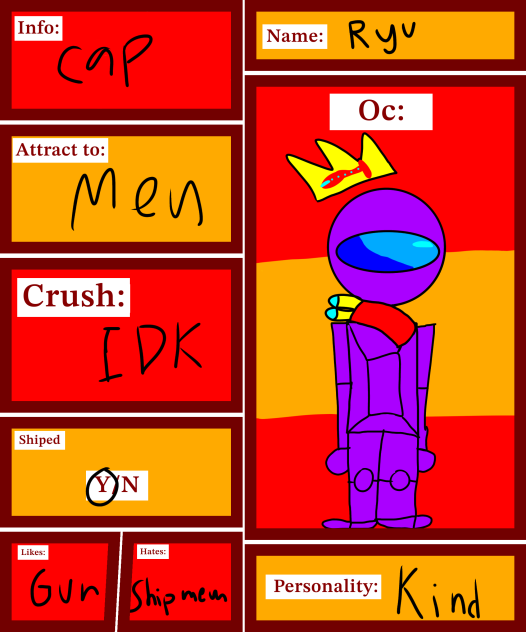 Here is my oc