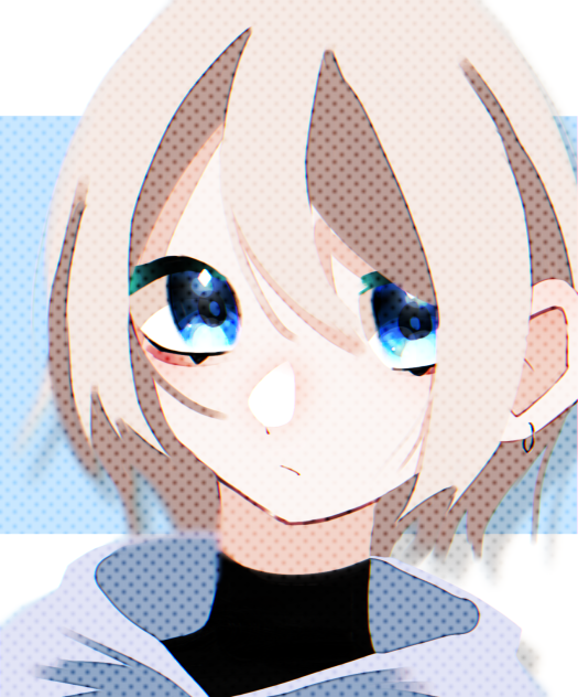 白髪パーカー