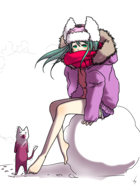 なおみさんの線画、塗らせていただきました。