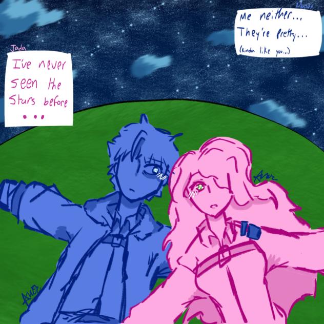 Mason and Jada see the stars