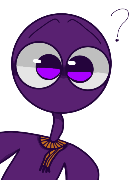 Purple from rainbow friends