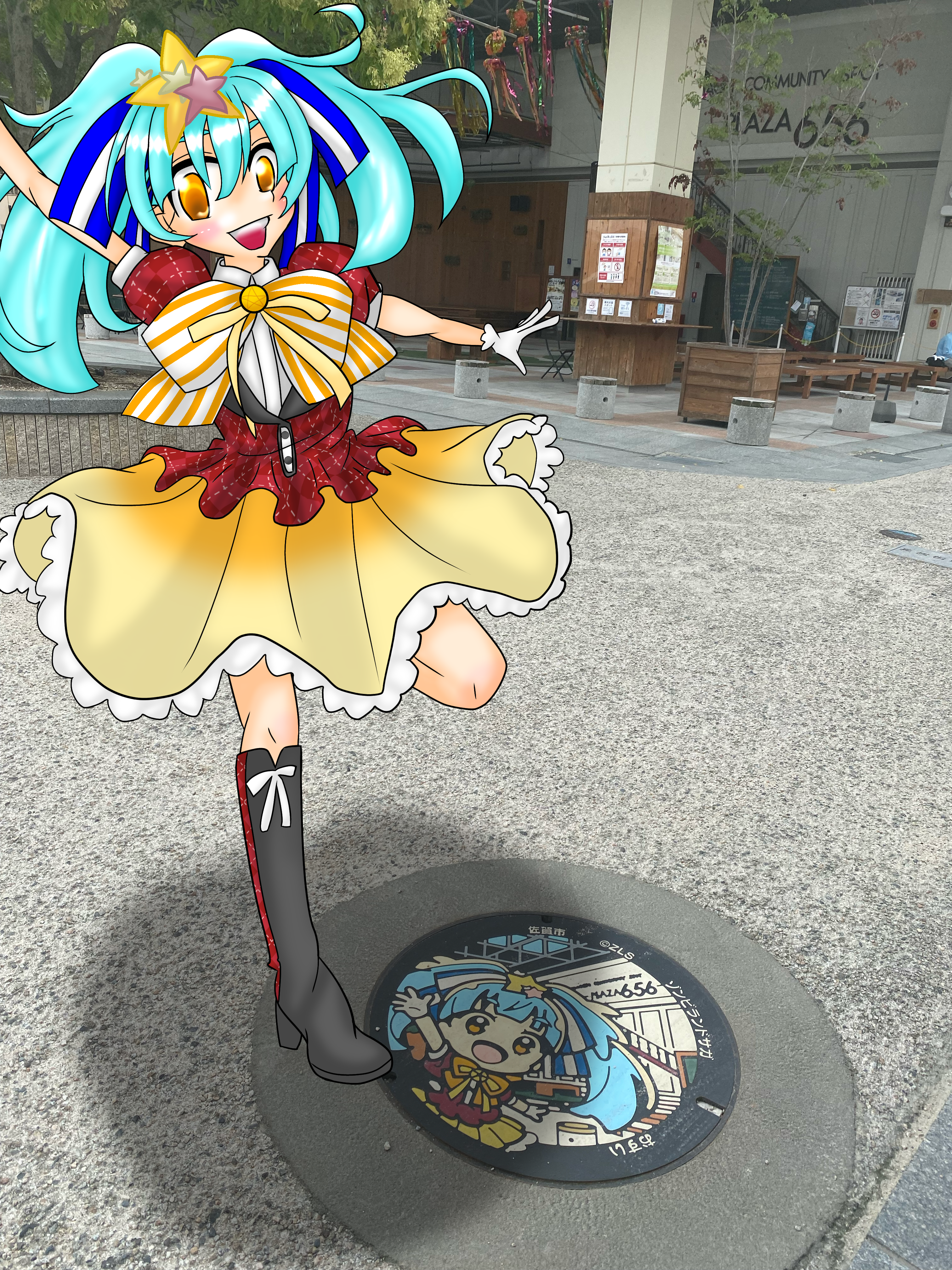 656広場と星川リリィ - ibisPaint
