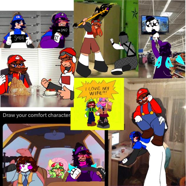 Random memes as smg4 characters