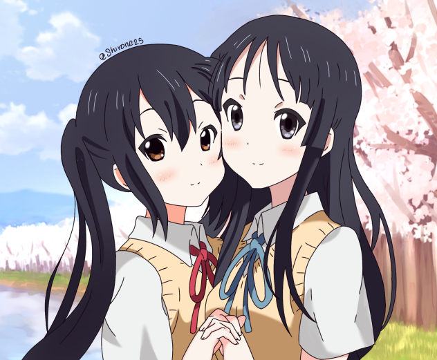 あずにゃんとみおちゃん