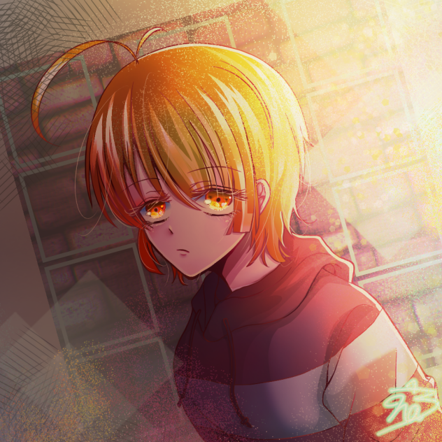 何かを見つめて…