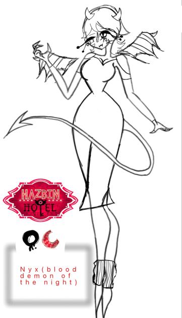 My hazbin hotel oc!