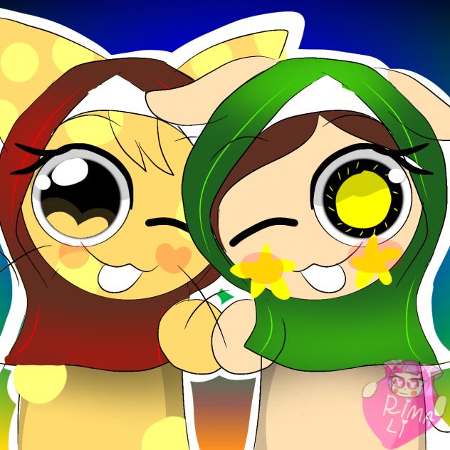 Tara and orria with hijab 🤝💁‍♀️